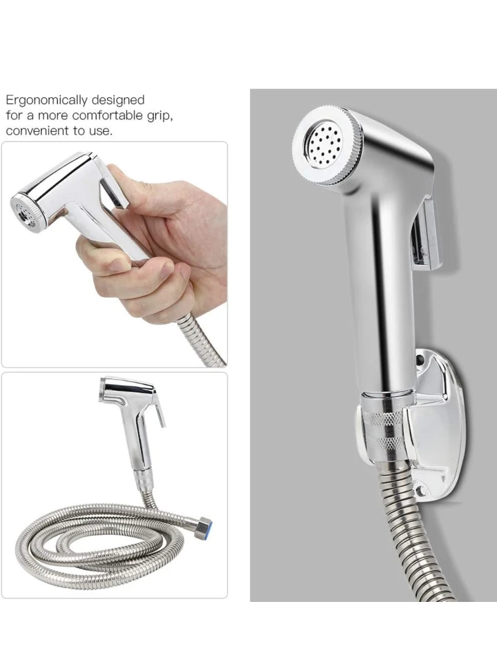 Handheld Bidet Sprayer - Chrome Finish - photo 2