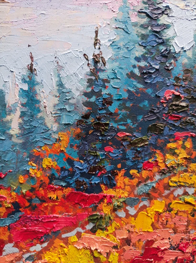 Oil painting on canvas board image indicator(5)