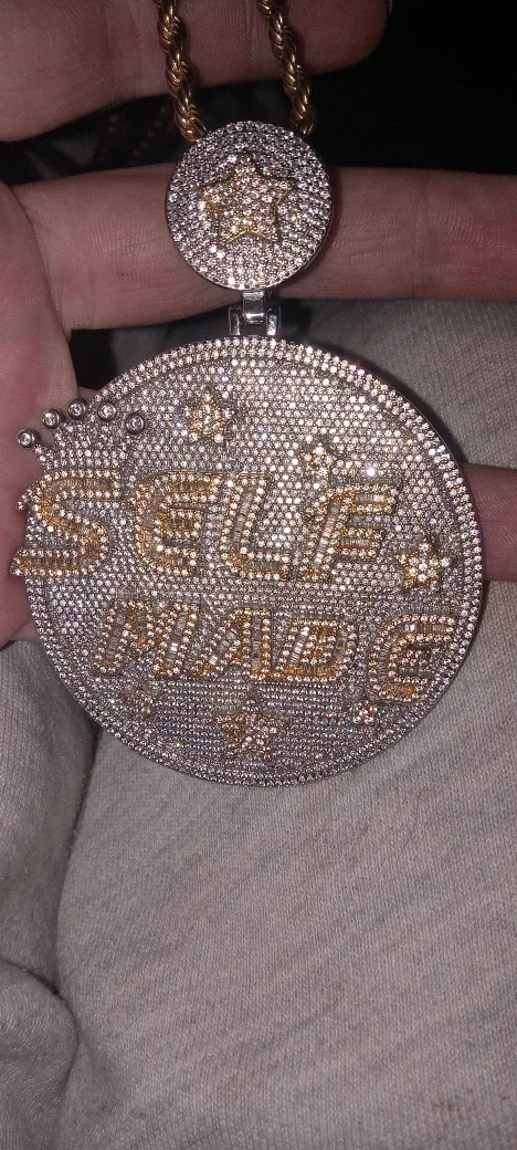 Custom 'Elite Muzik' Pendant Necklace Self Made