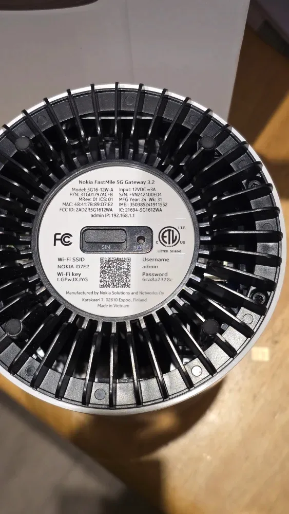 Nokia FastMile 5G Gateway 3.2 - Like New image indicator(4)