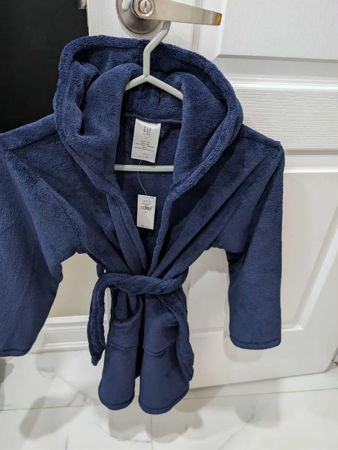 Gap Kids Size 6 Blue Bath Robe - New