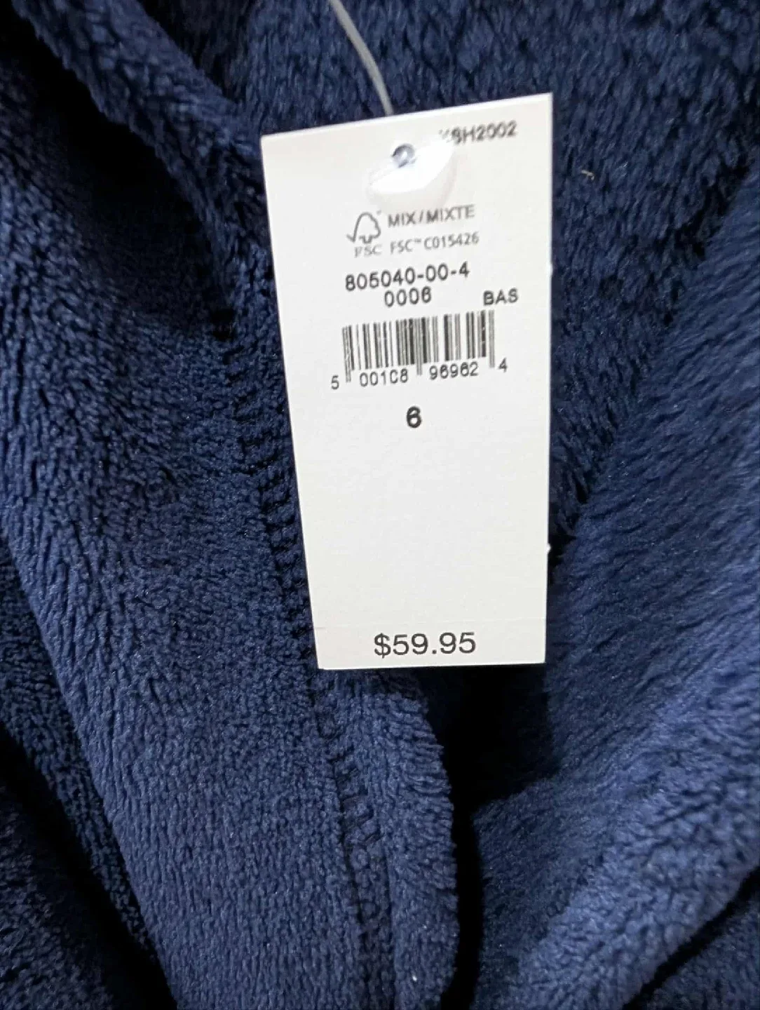 Gap Kids Size 6 Blue Bath Robe - New image indicator(2)