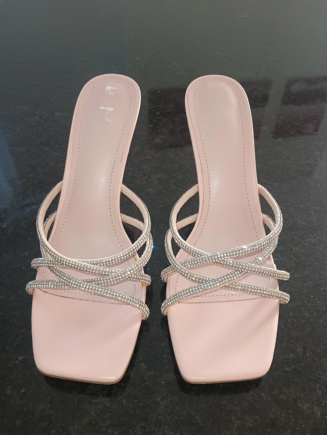Pink Rhinestone Heels - photo 3