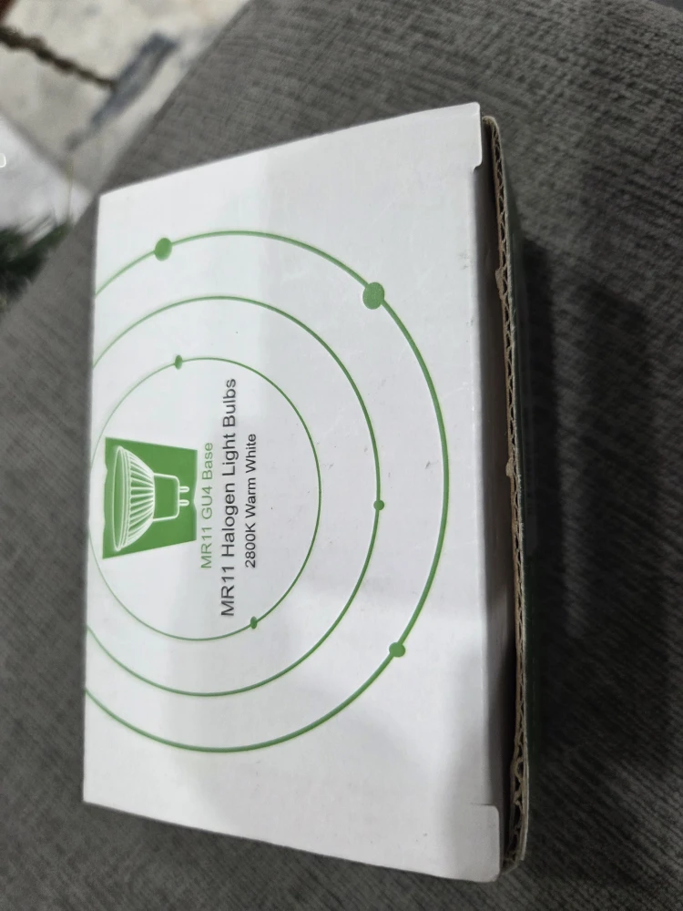 MR11 GU4 HALOGEN LIGHT BULBS 6 PACK 12V 10W