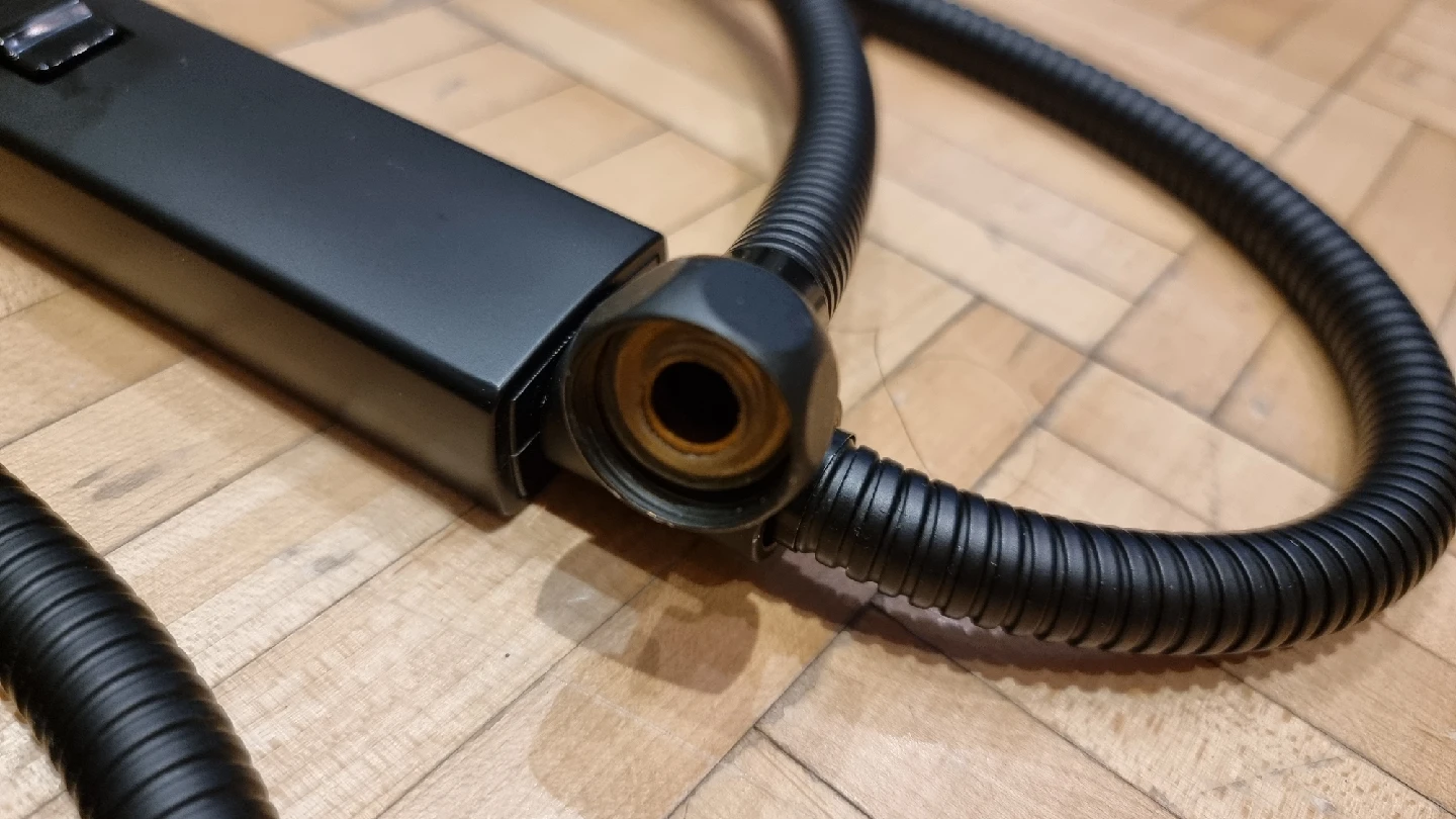Matte Black Handheld Shower Head with Hose - photo 2