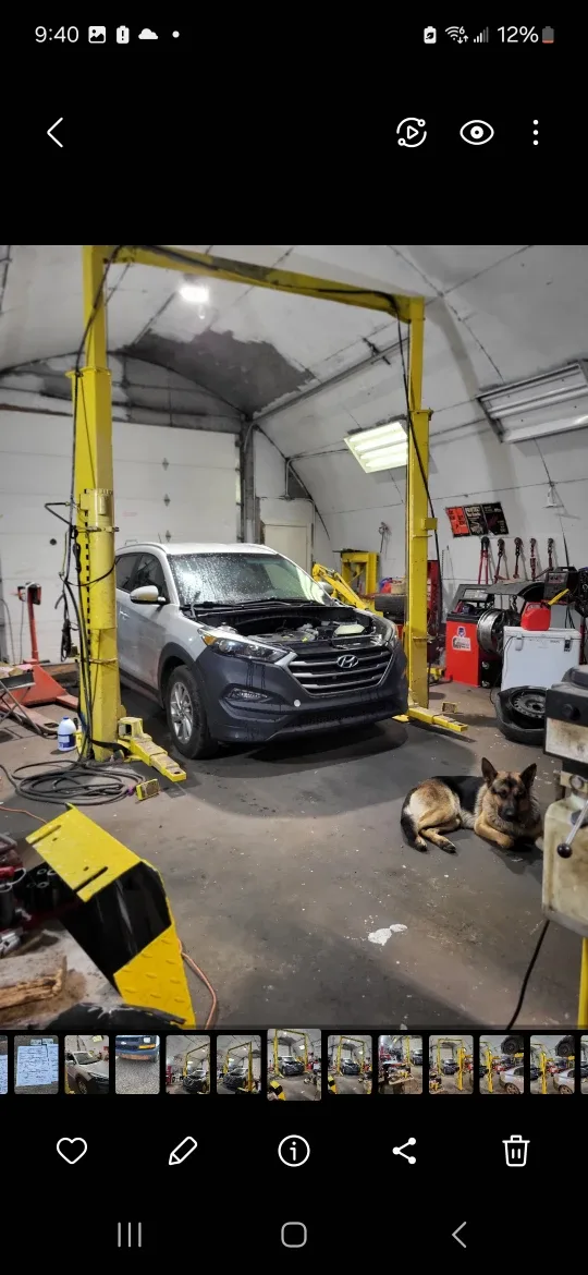 two-post hoist, ideal for professional automotive shops