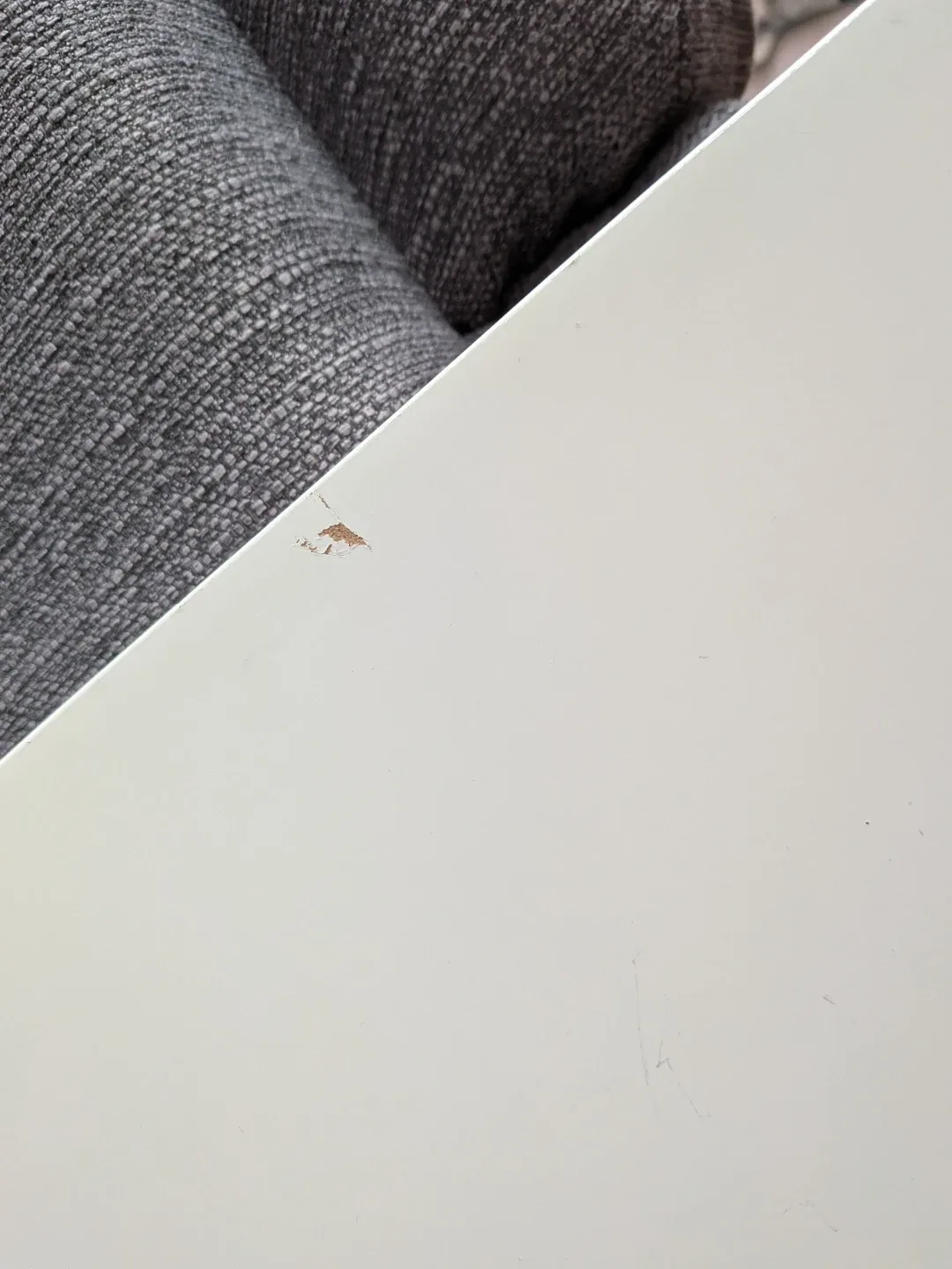 Ikea white tabletop/desk with removable legs image indicator(3)