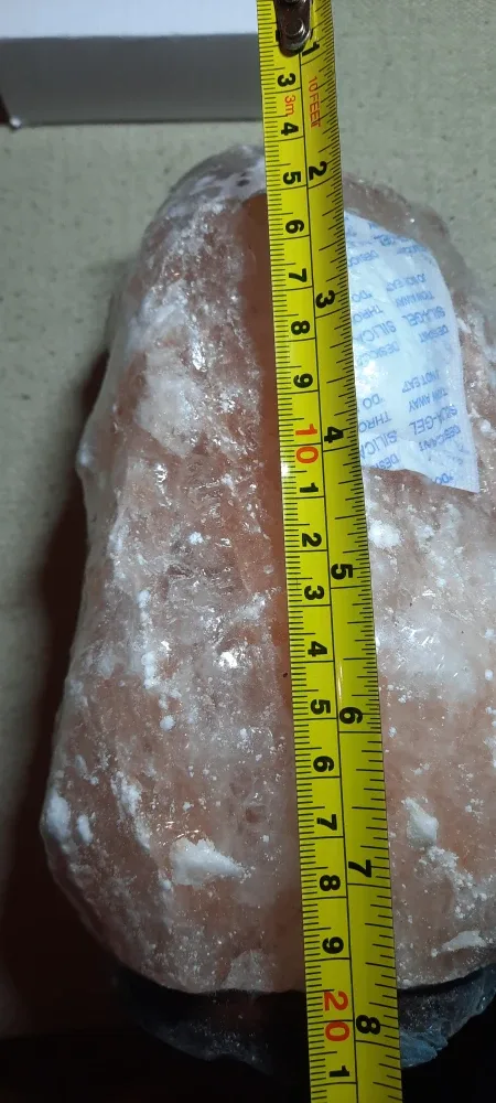 Large 9" Pink Himalayan Salt Lamp image indicator(2)