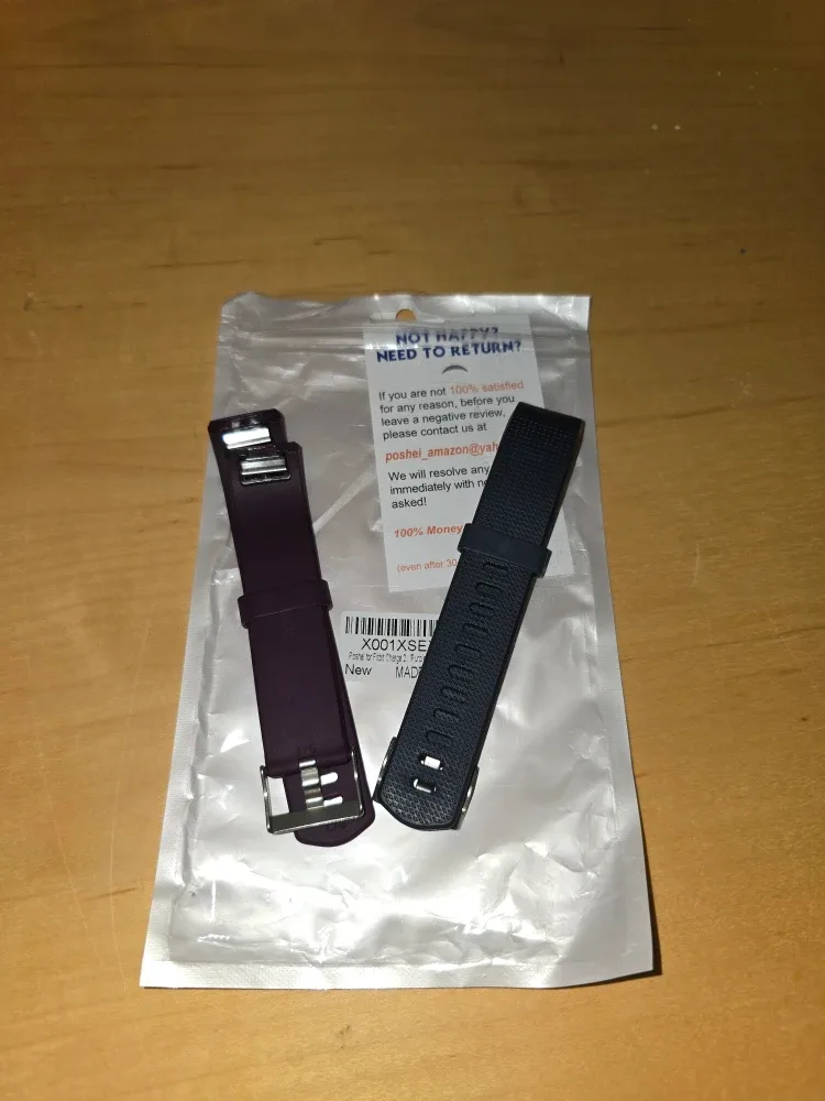 New Fitbit Bands - Purple & Navy