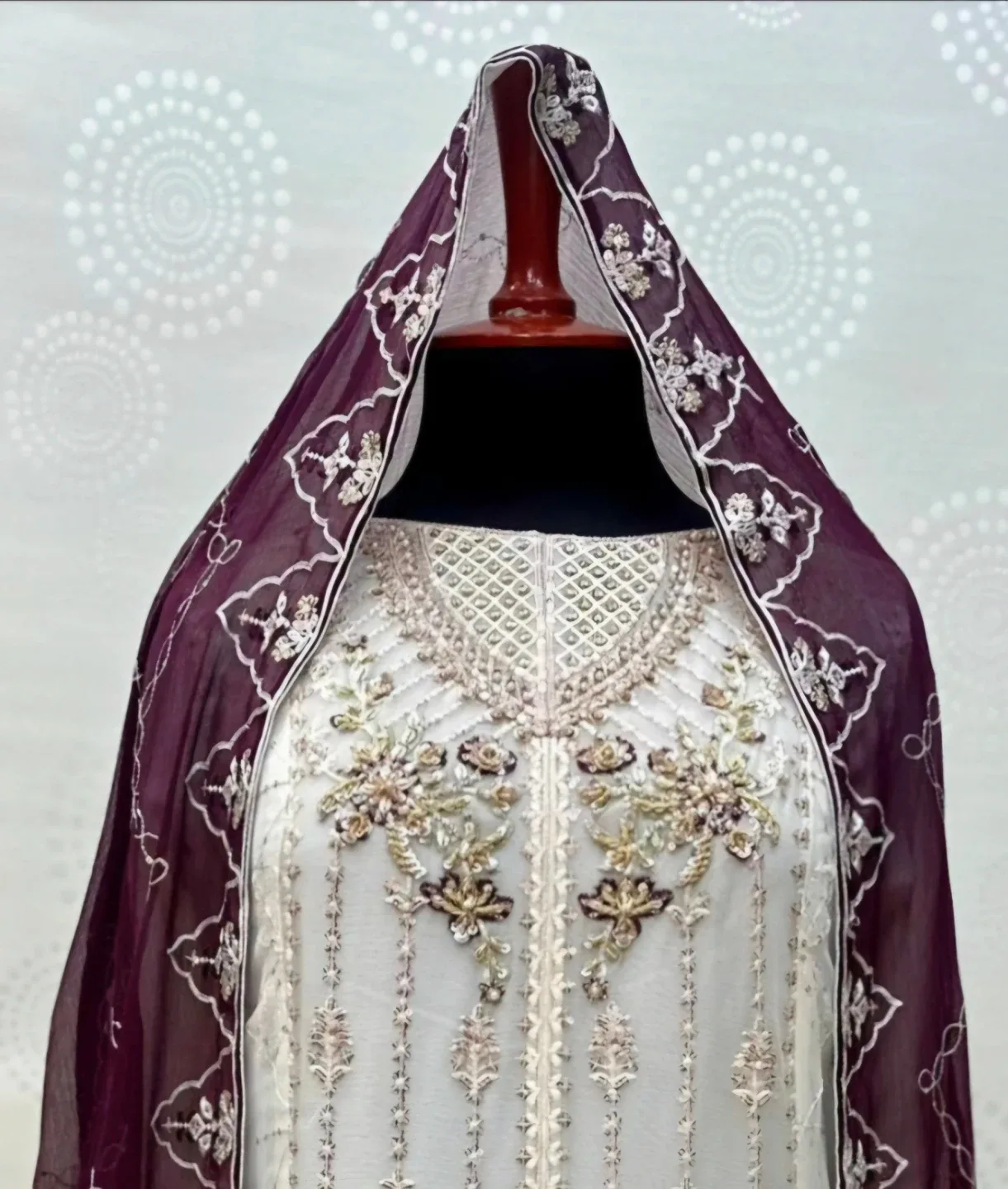 Embroidered Shalwar Kameez with Dupatta image indicator(2)