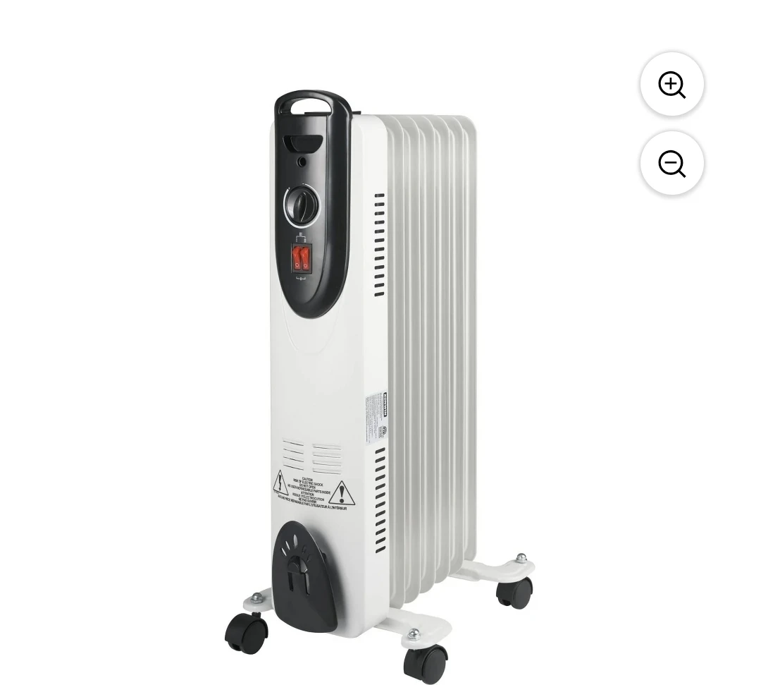 Konwin 7- fin Oil Filled Heater, with adjustable thermostat