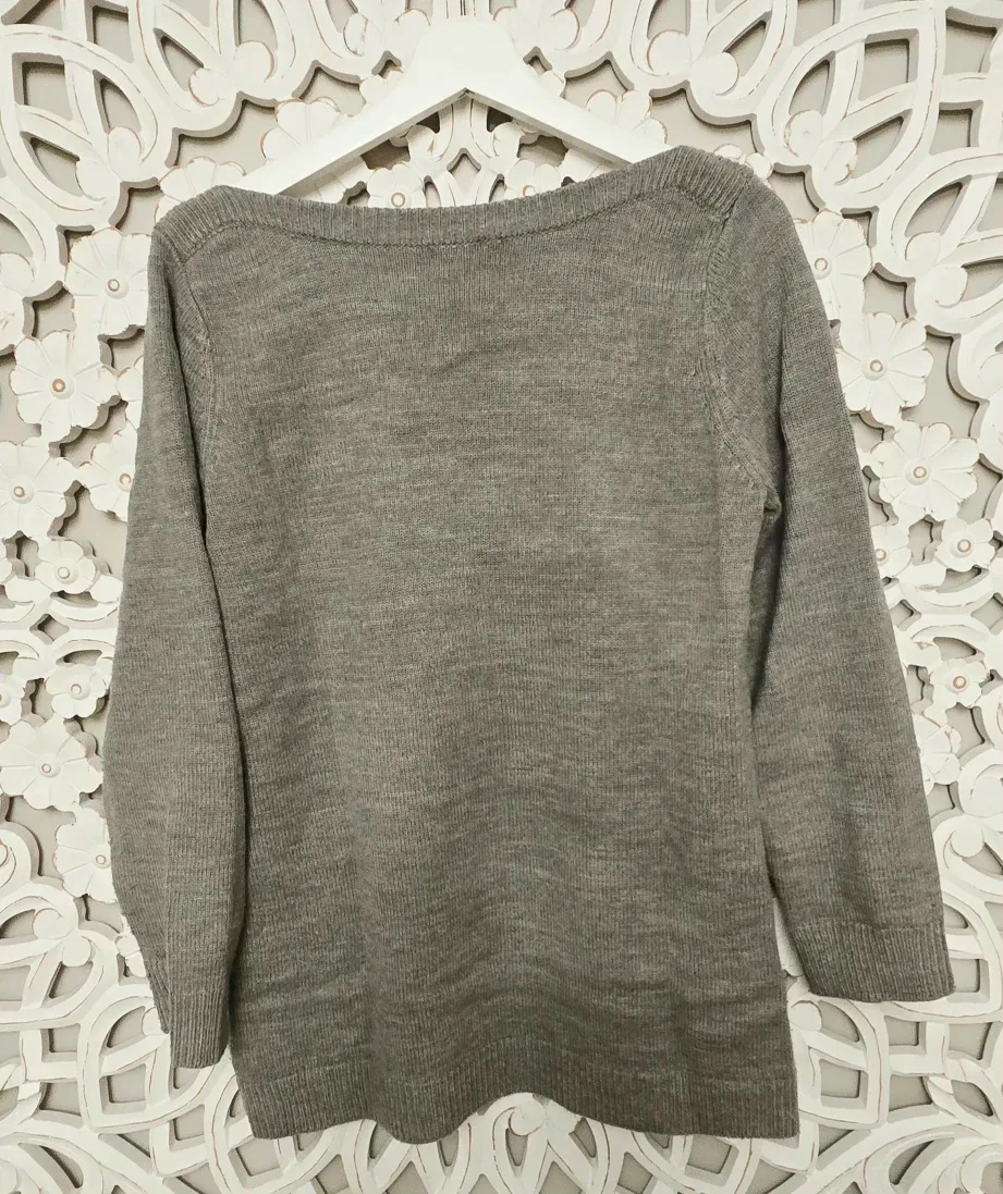 Veeko Grey Knit Sweater image indicator(2)