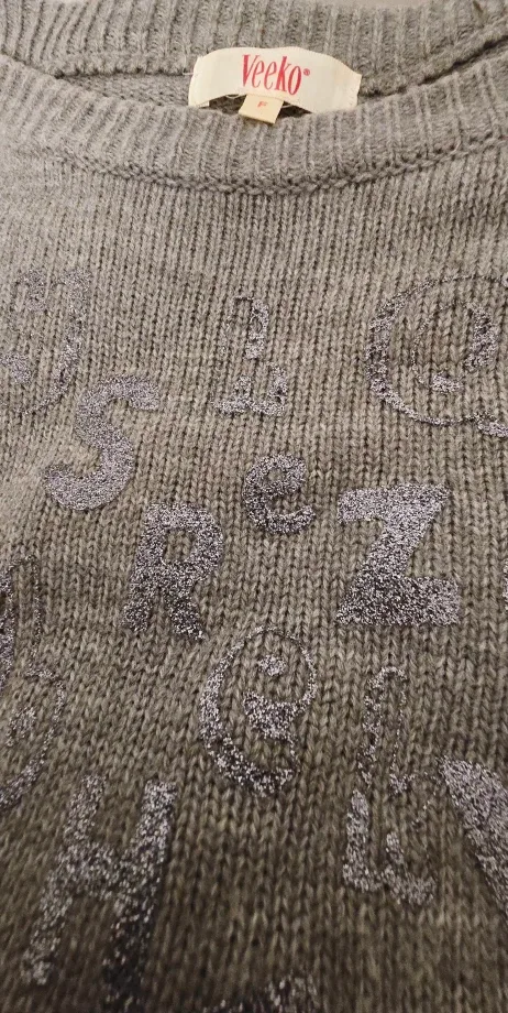 Veeko Grey Knit Sweater image indicator(3)