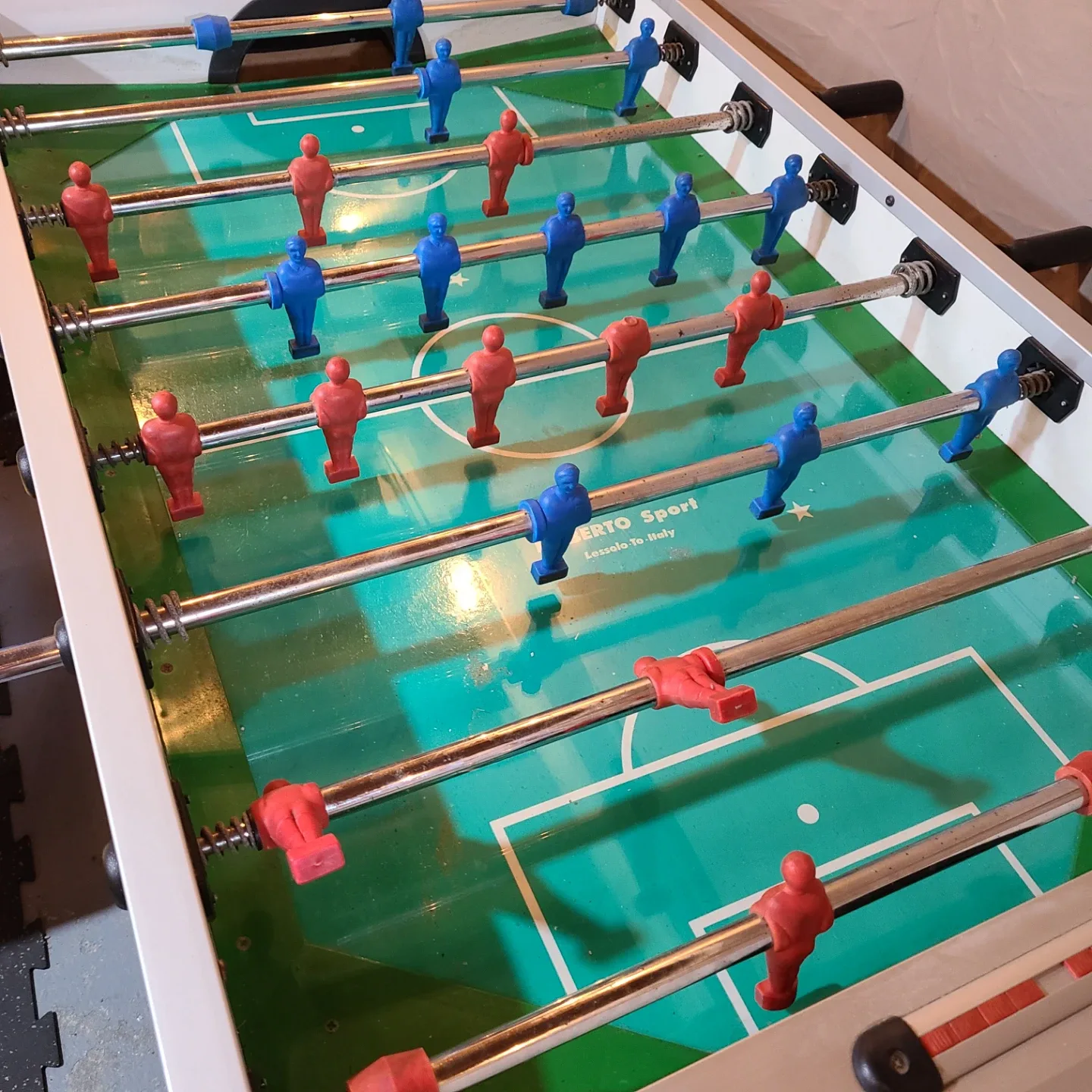 Roberto Sport Foosball Table - Lessolo To Italy for $120! image indicator(3)