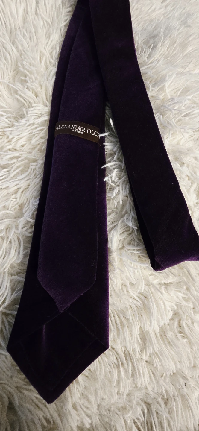 Alexander Olch New York Velvet Tie 🥕 - photo 5