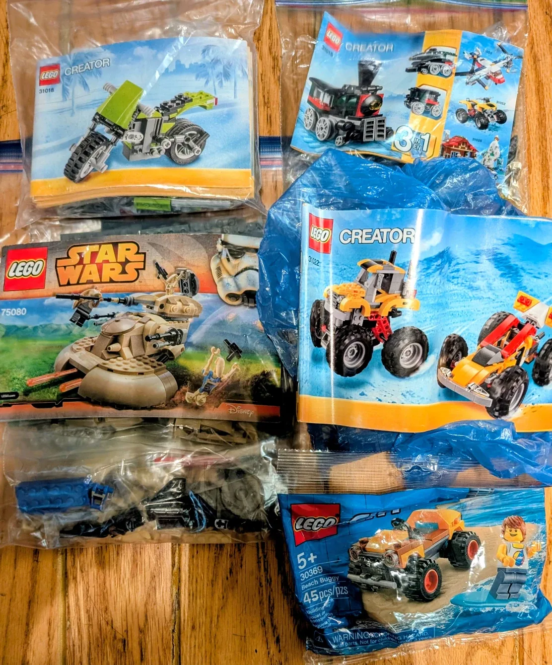 Lego Sets: Star Wars, Creator, City