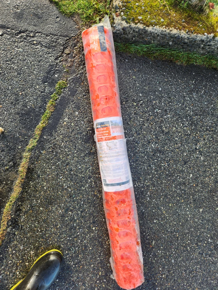 Peak Fencing Snow Fence - 2.5' x 50' - photo 2