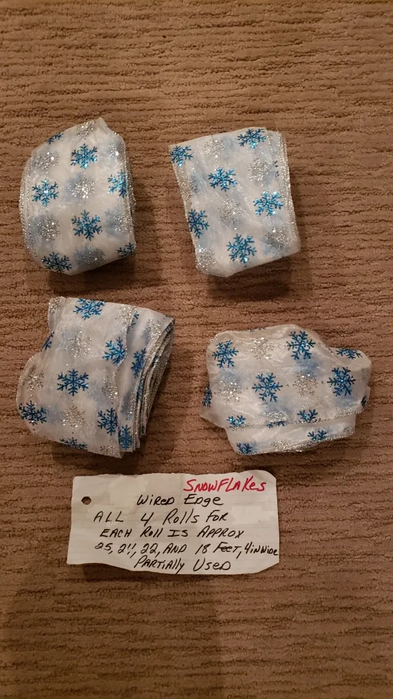 20 Christmas Tree Ornaments and Ribbon $3 each or take all $50. image indicator(6)