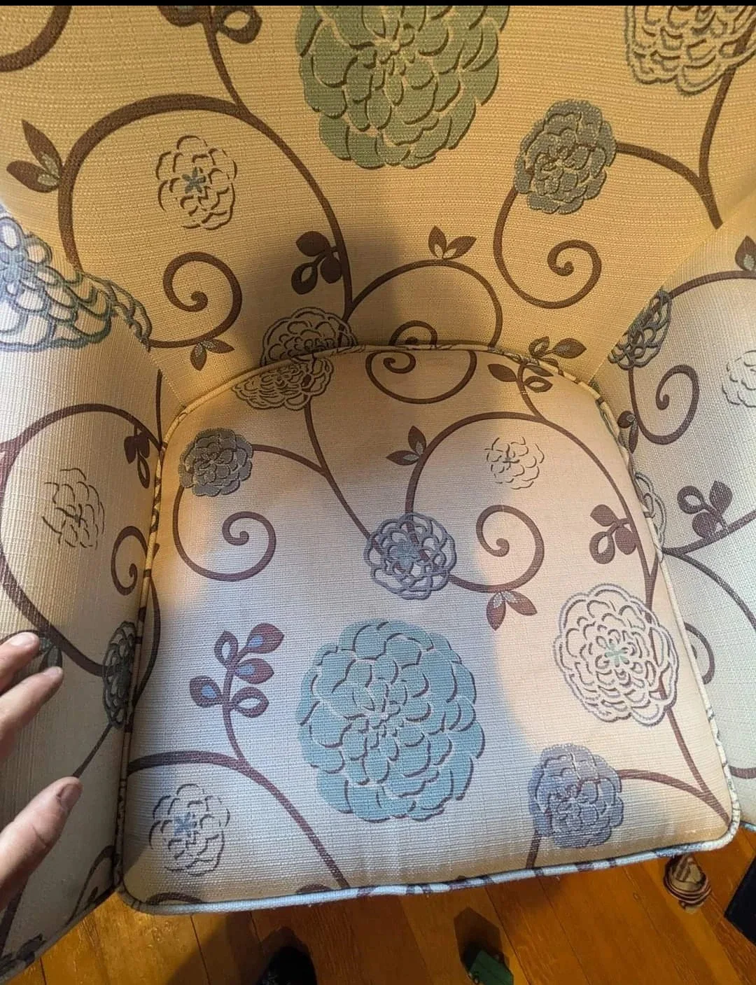 Floral Pattern Armchair - Set of 2 image indicator(3)