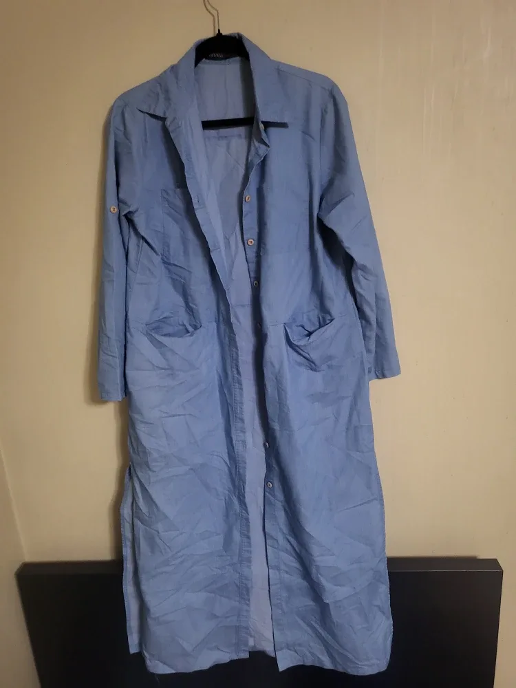 Light Blue Long Sleeve Dress