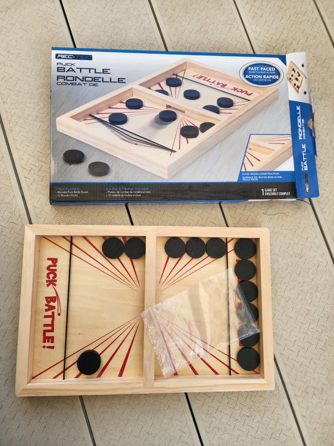 Rec-Tek Puck Battle Game