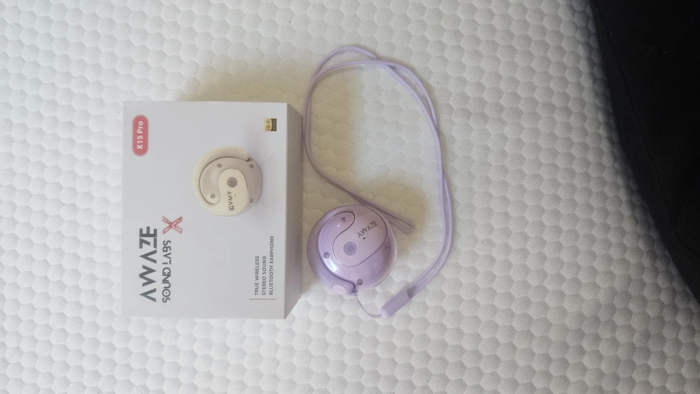 AWAZE Sound Labs X15 Pro Wireless Bluetooth Earphones - Lilac