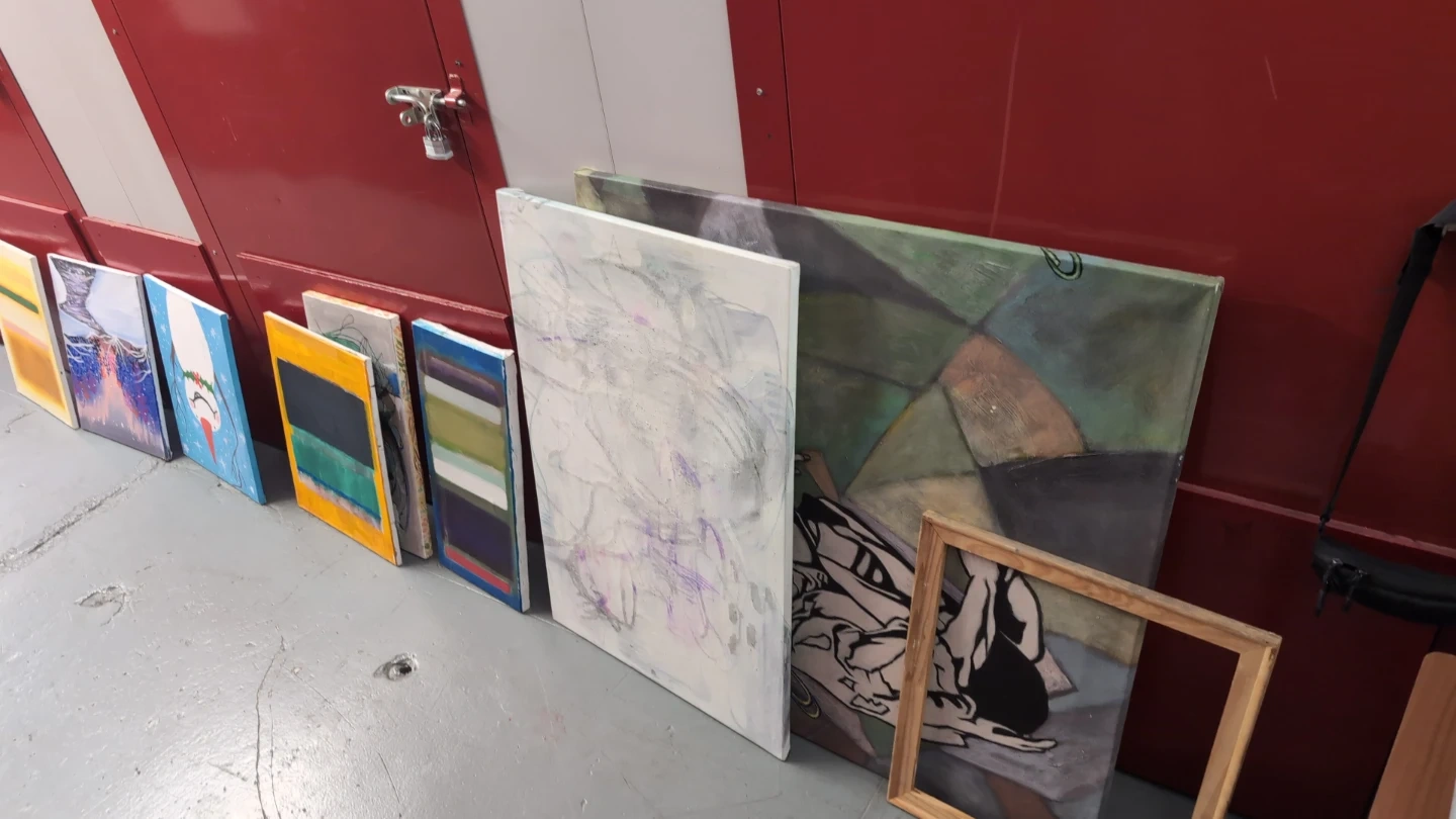 Mixed Lot of Tools and Art Supplies