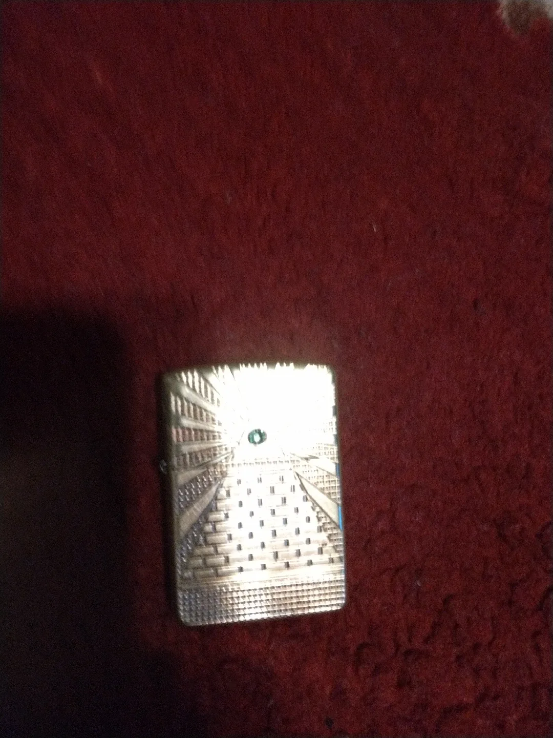 Zippo Lighter with Pyramid Design image indicator(2)