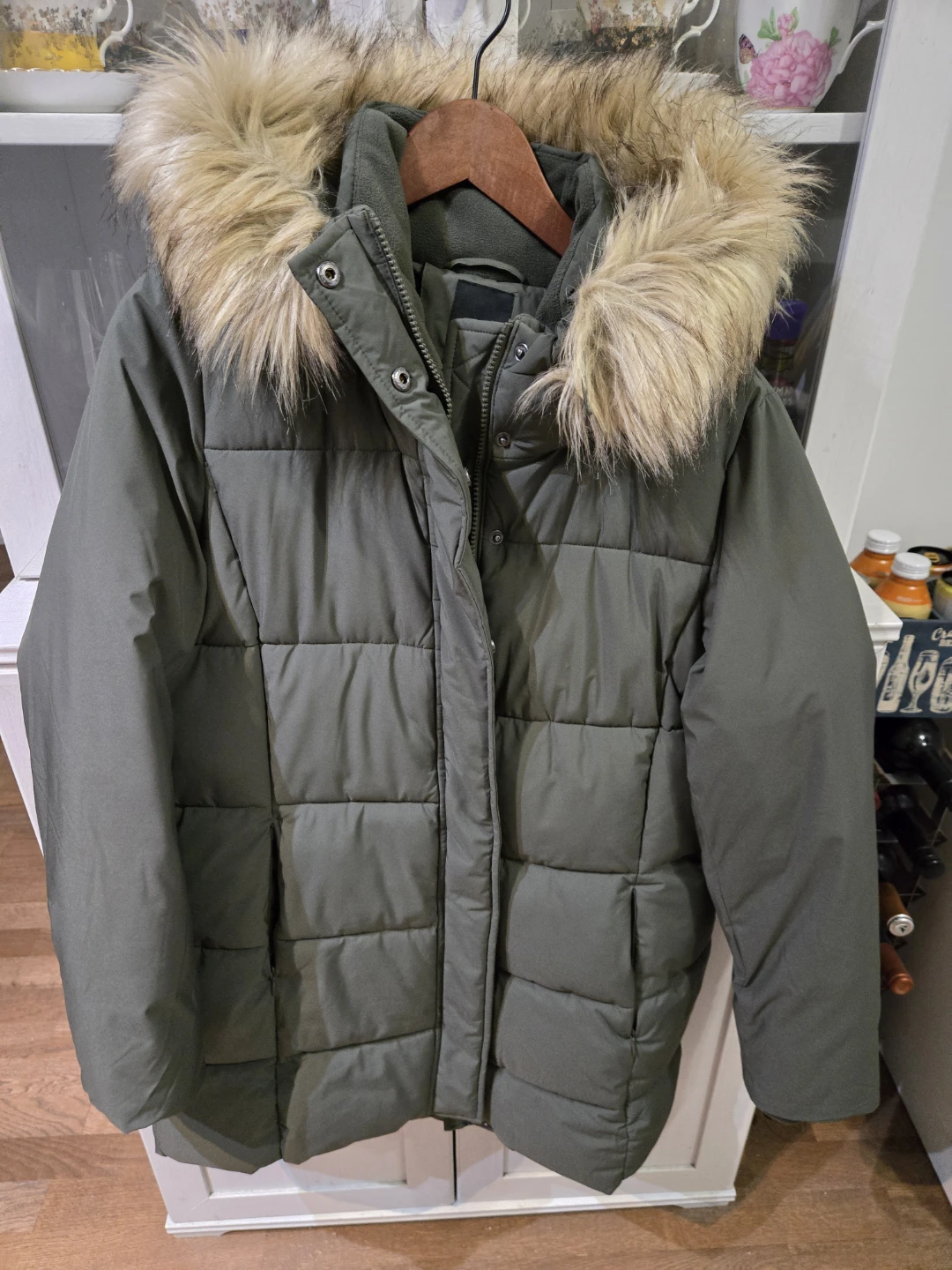 Reitmans Olive Green Winter Coat - Size M