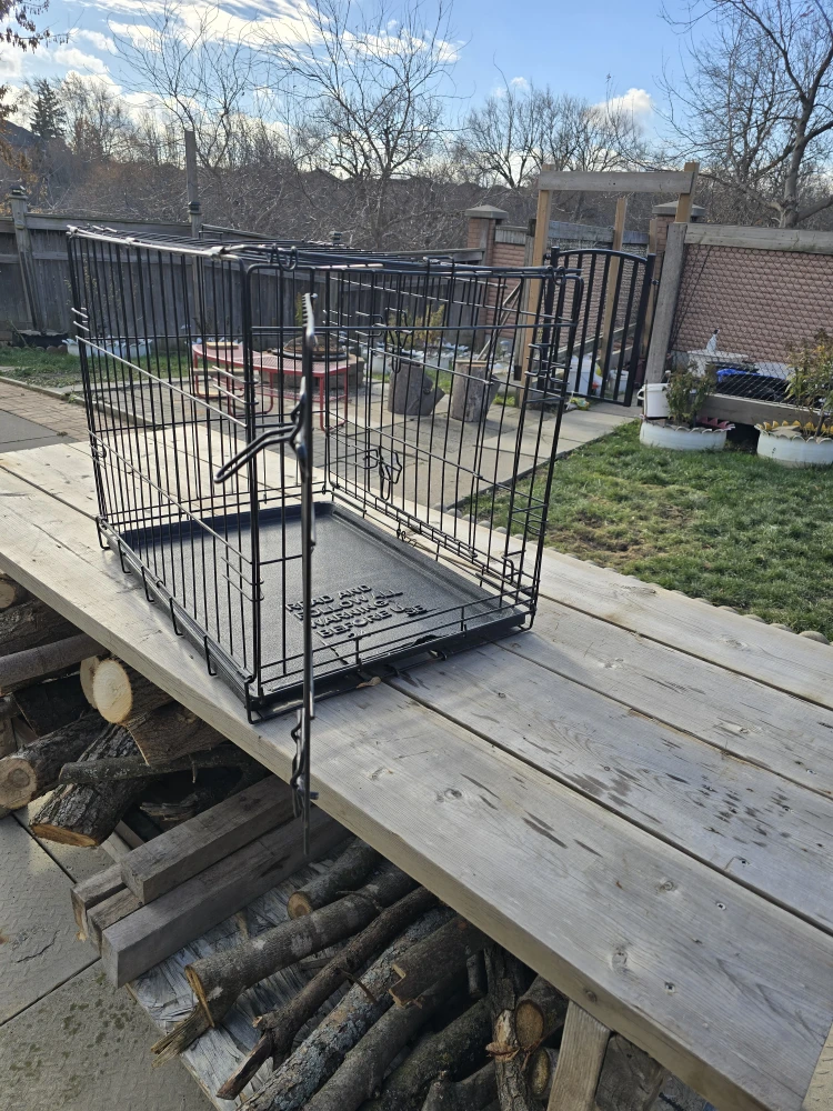 Dog Cage - Black, 21 inches tall - photo 3