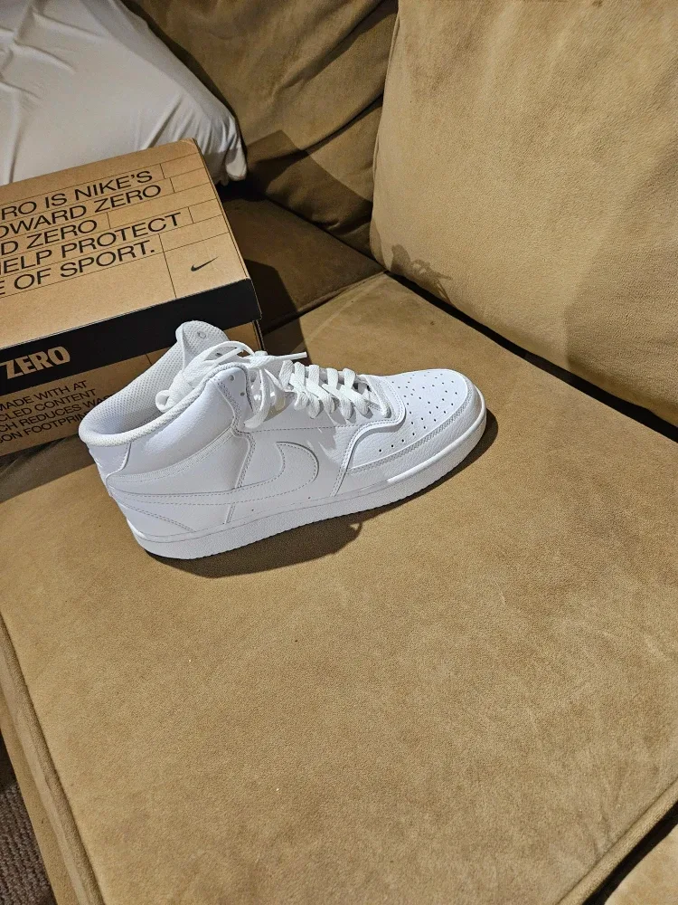 Nike Court Vision Mid NN White, Size 10