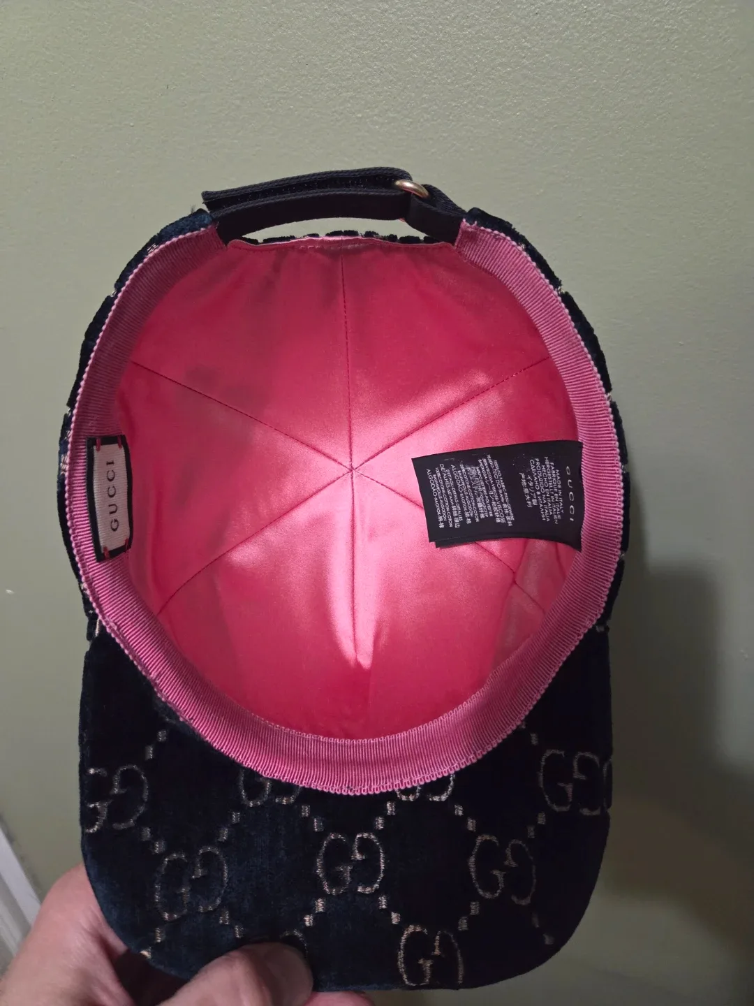 Gucci Velvet GG Baseball Hat image indicator(3)