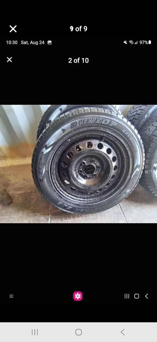 DUNLOP Winter Tires & Rims 225/60R17 (6×114.3) TPMS – image indicator(2)