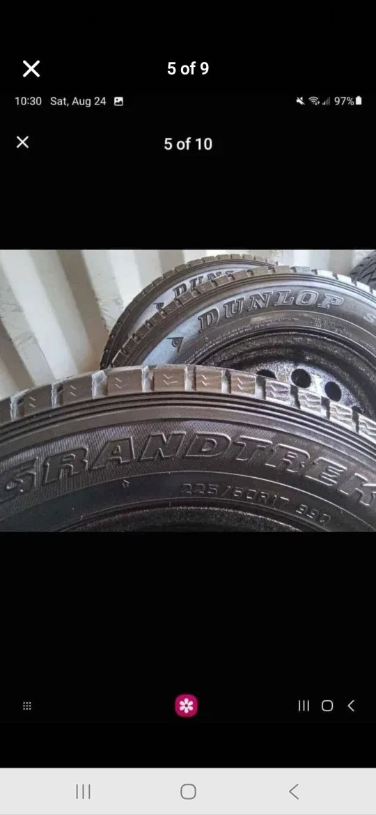 DUNLOP Winter Tires & Rims 225/60R17 (6×114.3) TPMS – image indicator(5)