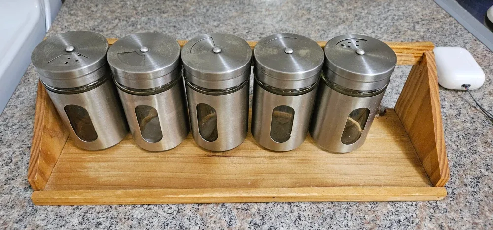 Spice Rack with 5 Jars image indicator(2)