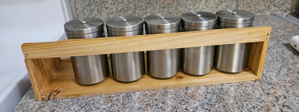 Spice Rack with 5 Jars image indicator(4)