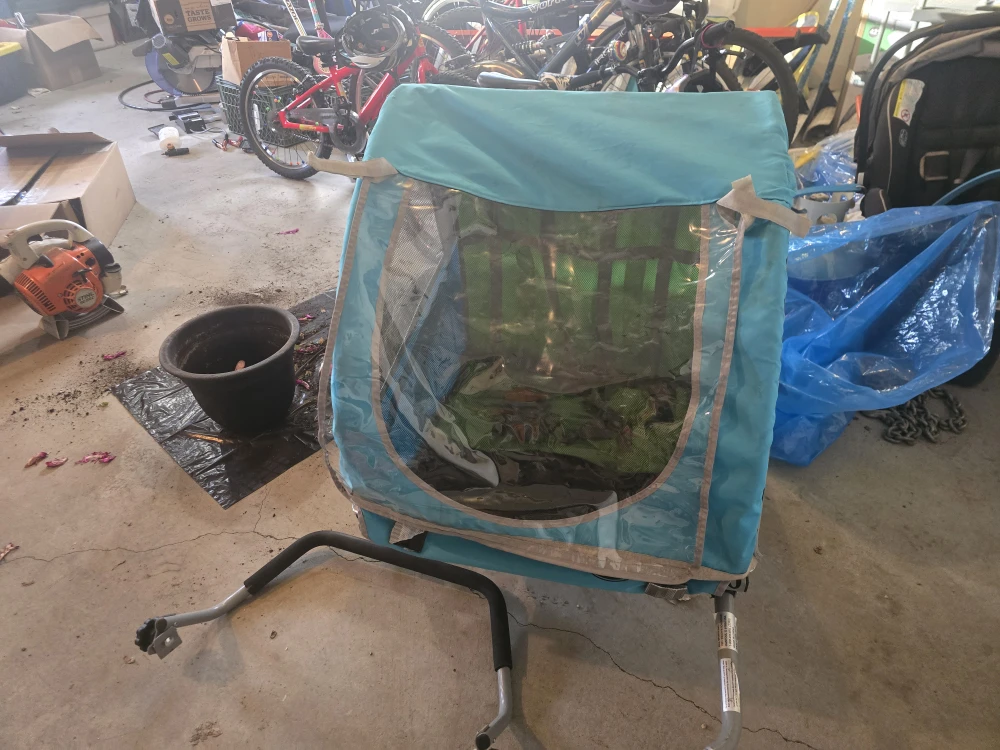 Bell Child Bike Trailer - Blue - photo 2