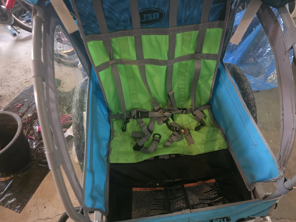 Bell Child Bike Trailer - Blue - photo 3