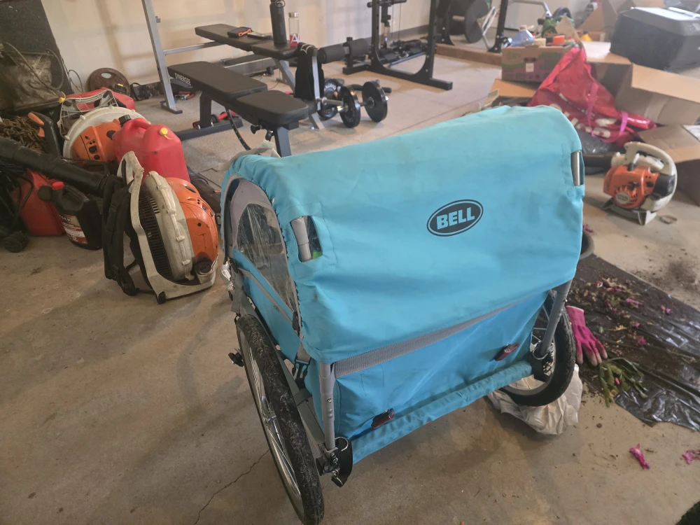 Bell Child Bike Trailer - Blue - photo 5