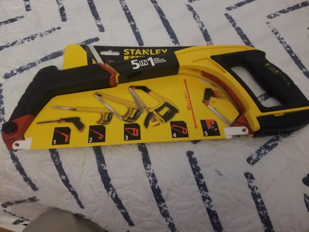 New Stanley Fatmax 5-in-1 High Tension Hacksaw image indicator(3)