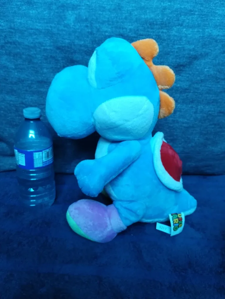 Super Mario Blue Yoshi Plushie image indicator(7)