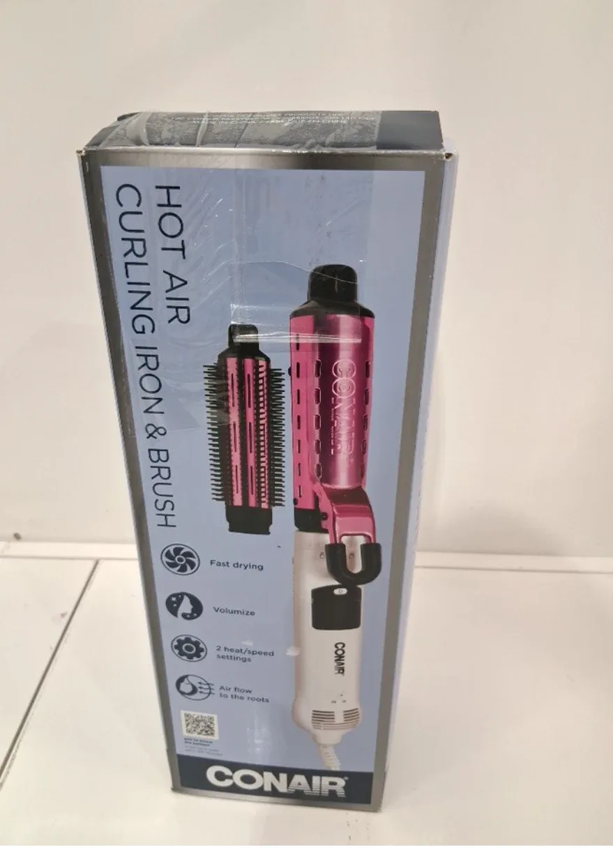 Conair Hot Air Curling Iron & Brush - New in Box! image indicator(2)