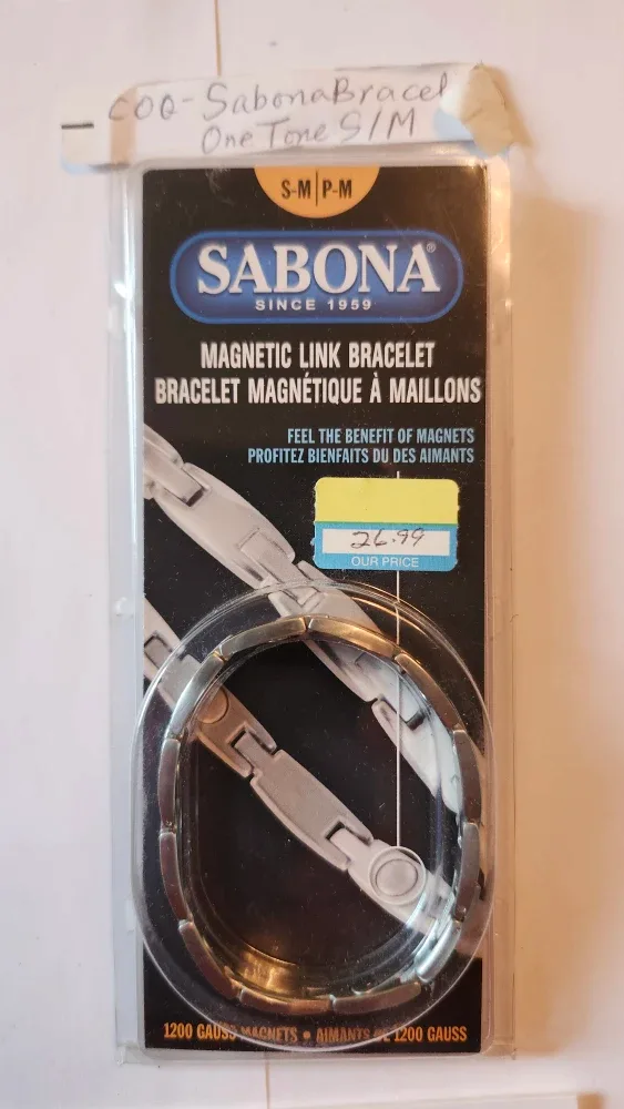 New Sabona Magnetic Link Bracelet S/M