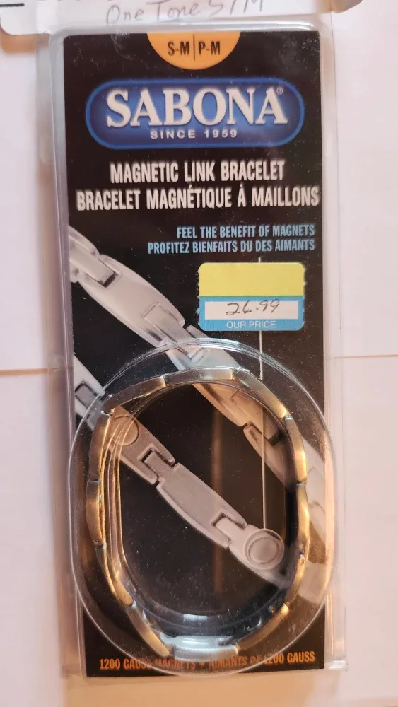 New Sabona Magnetic Link Bracelet S/M image indicator(2)