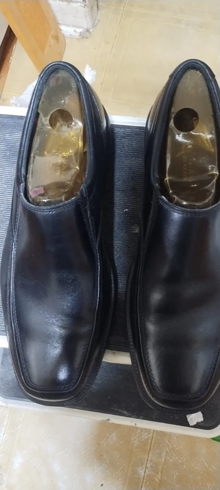 Bostonian Flexlite Black Leather Slip-On Dress Shoes