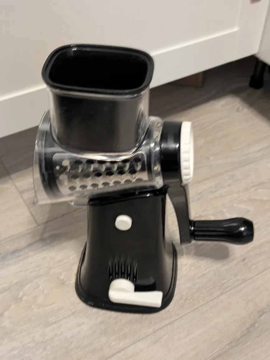 Black Rotary Cheese Grater