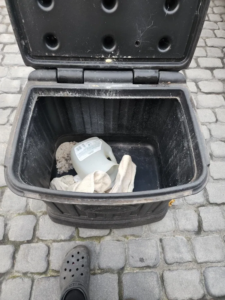 Black Outdoor salt sand Storage Box image indicator(2)