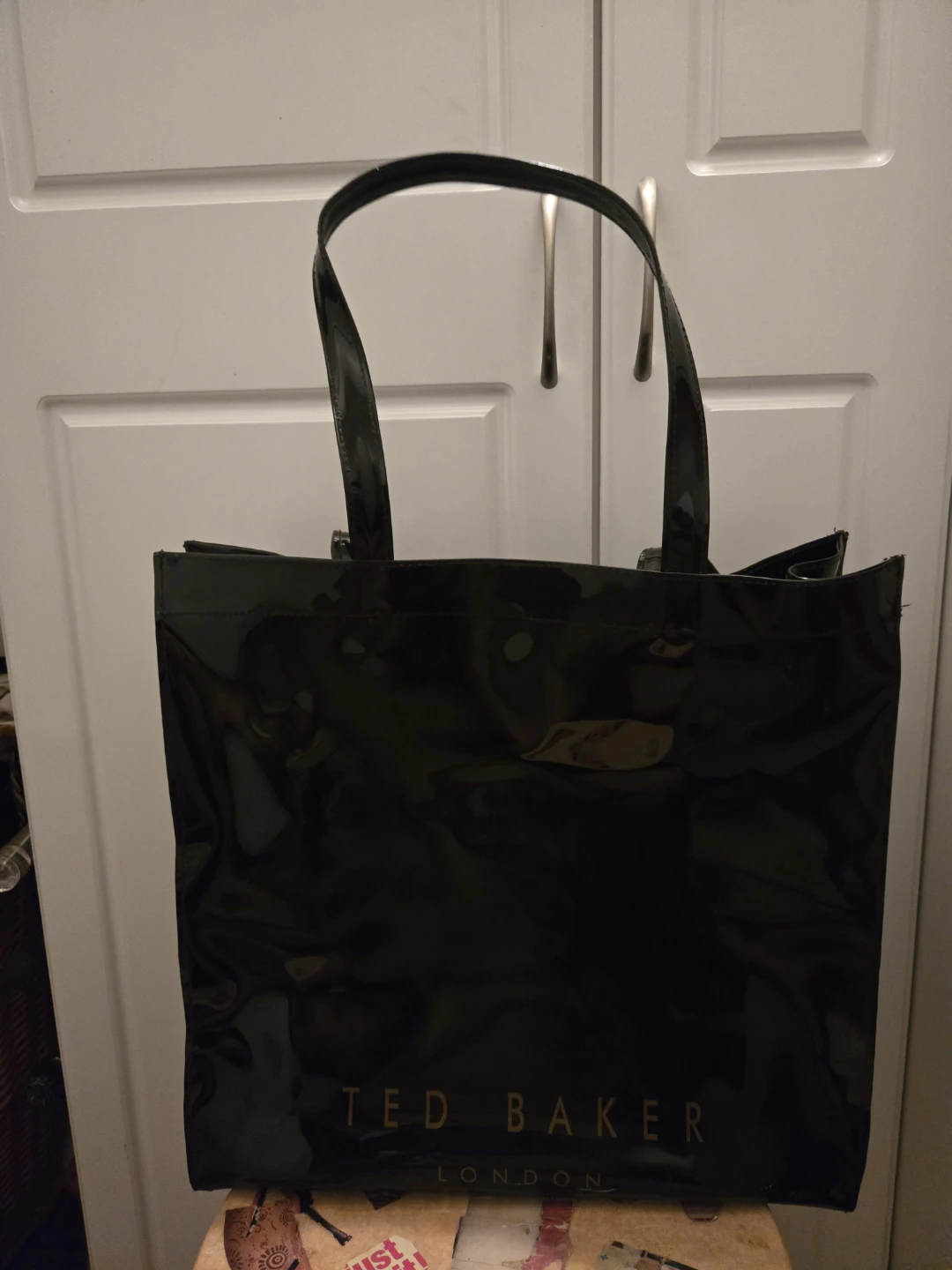 Ted Baker London Patent Black Tote Bag - photo 2
