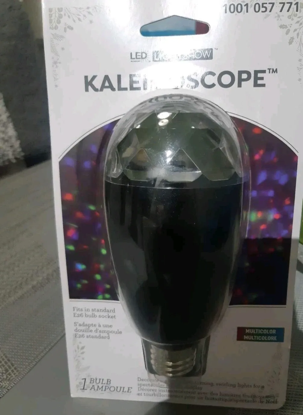 LED Lightshow Kaleidoscope Bulb - Multicolor image indicator(2)