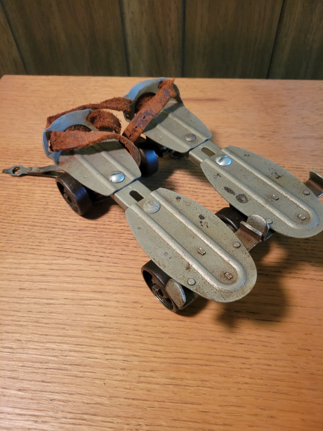Vintage Metal Roller Skates